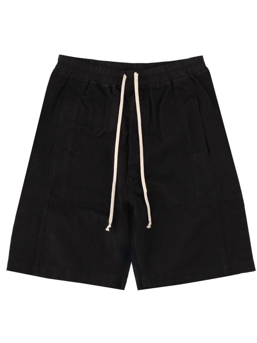 RICK OWENS DRKSHDW "WIDE PUSHER" SHORTS