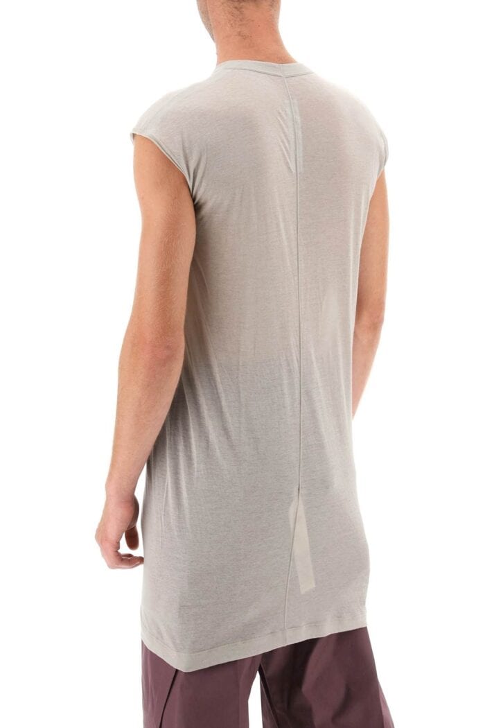 Rick Owens 'dylan' Maxi T-shirt With V Neck