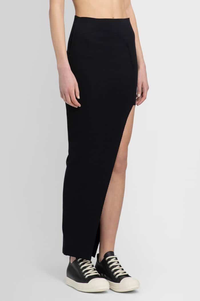 RICK OWENS Edfu Theresa Skirt In Stretch Viscose Knit