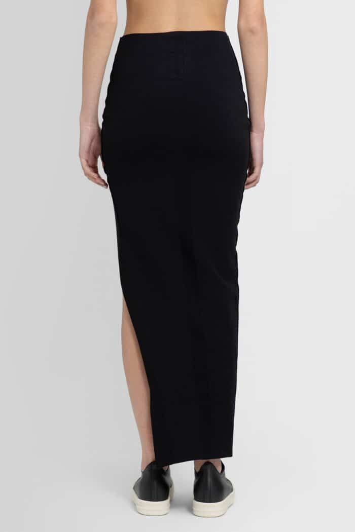 RICK OWENS Edfu Theresa Skirt In Stretch Viscose Knit