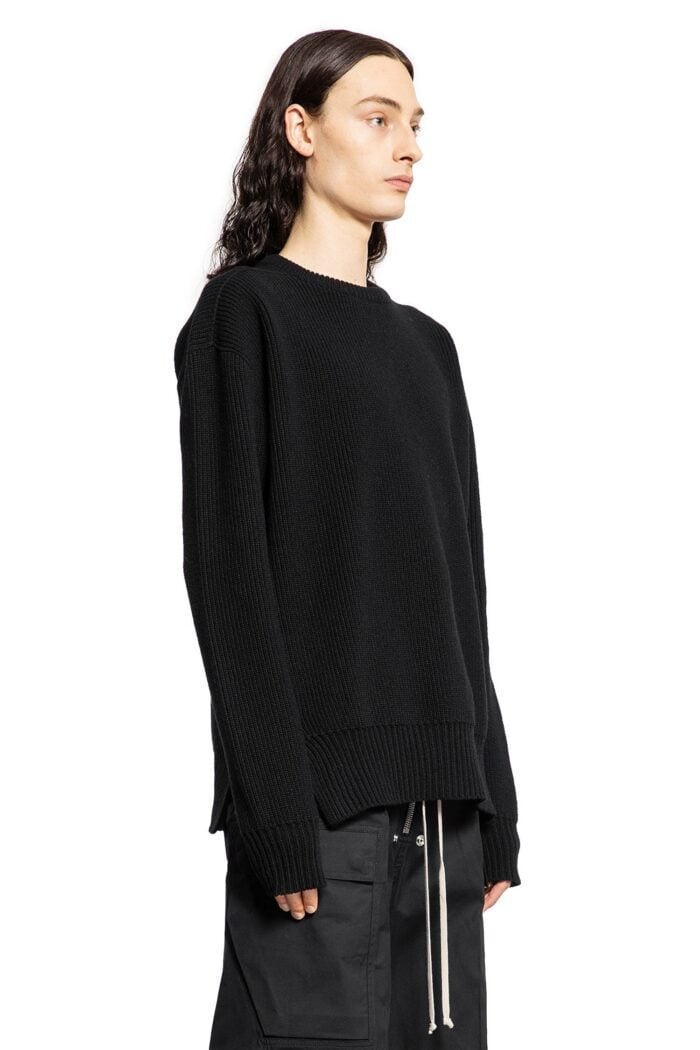 RICK OWENS Fisherman Round Neck In Wool