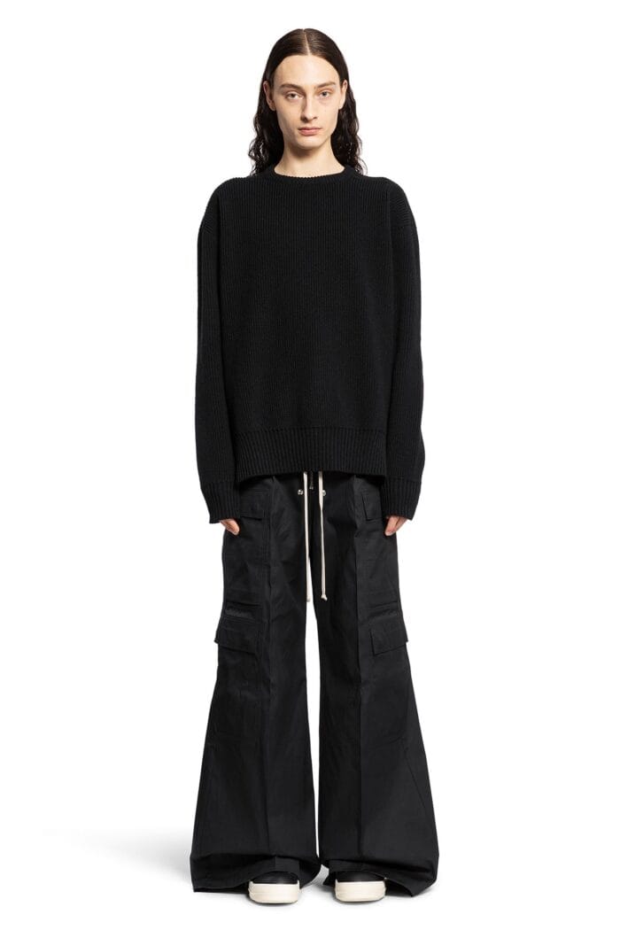 RICK OWENS Fisherman Round Neck In Wool