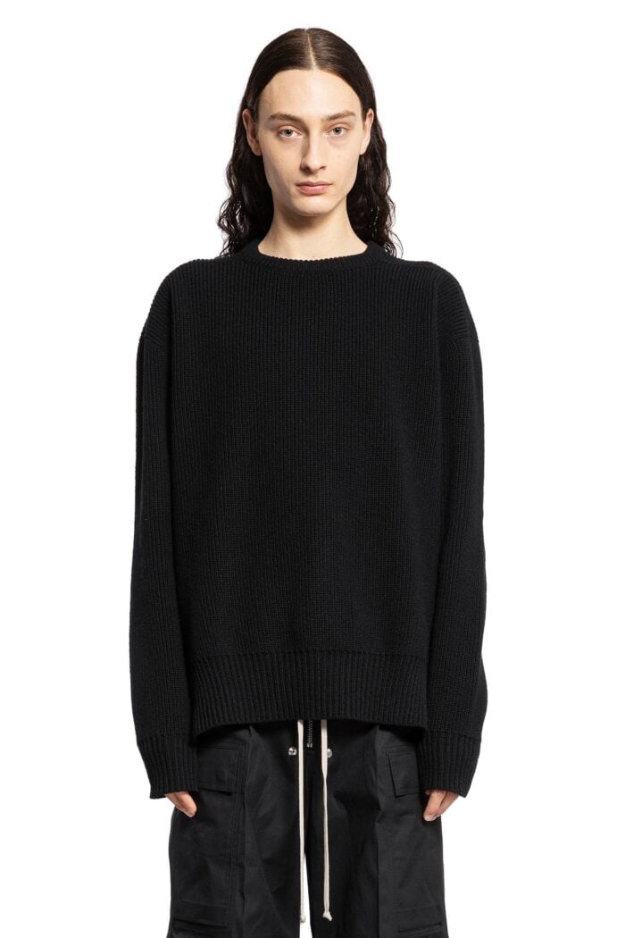 RICK OWENS Fisherman Round Neck In Wool