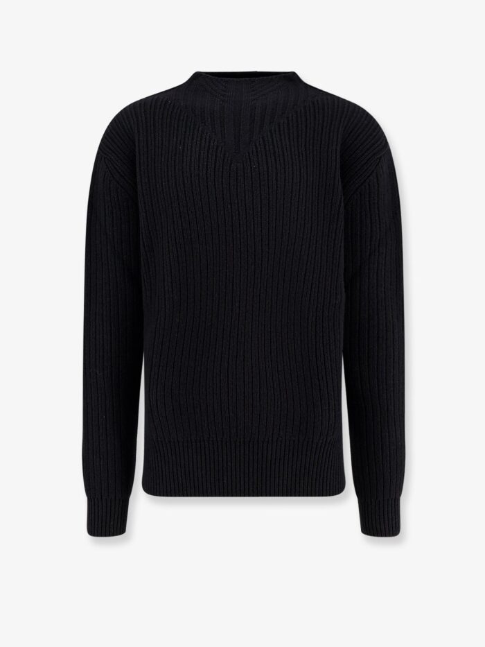 RICK OWENS Fisherman Round Neck Virgin Wool Sweater