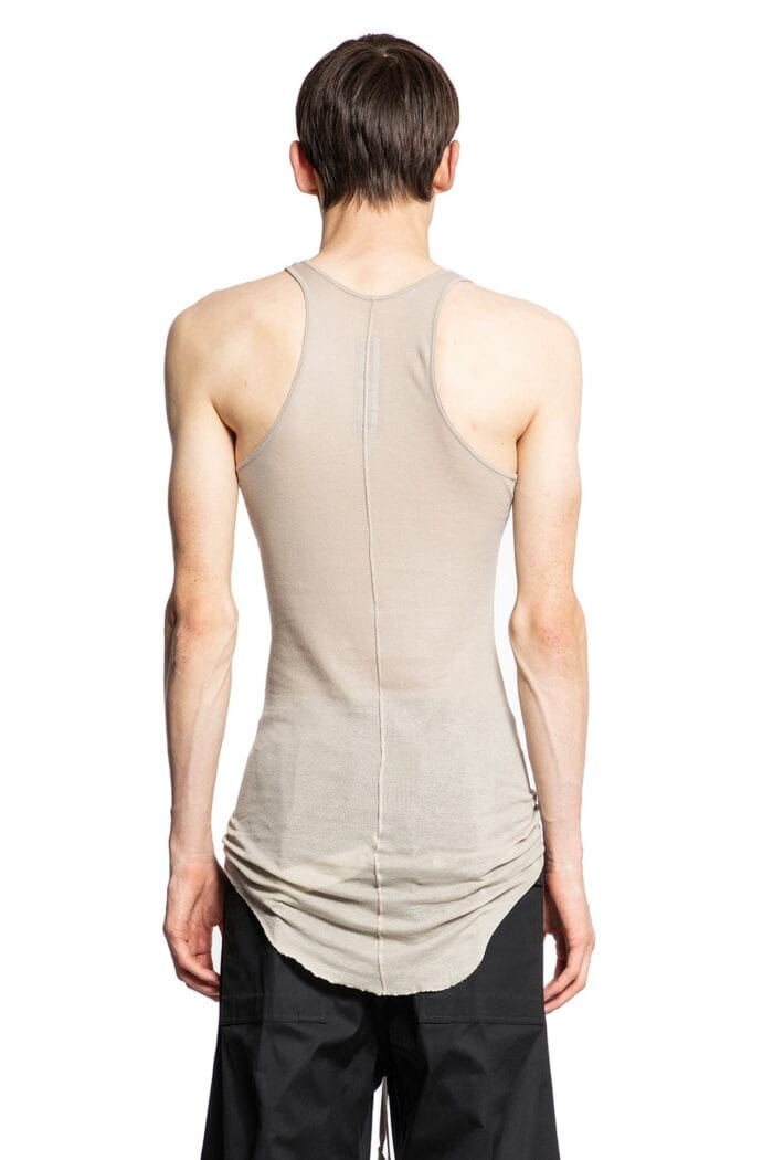 RICK OWENS Forever Basic Rib Tank In Mini Rib Jersey