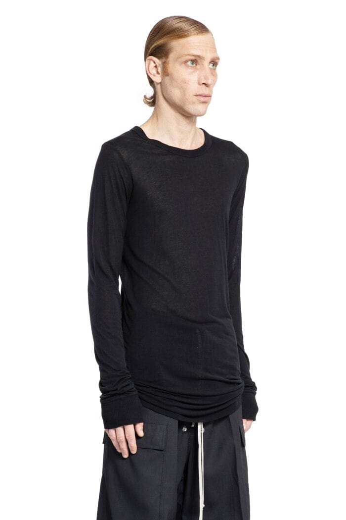 RICK OWENS Forever Rib Long Sleeve Tee