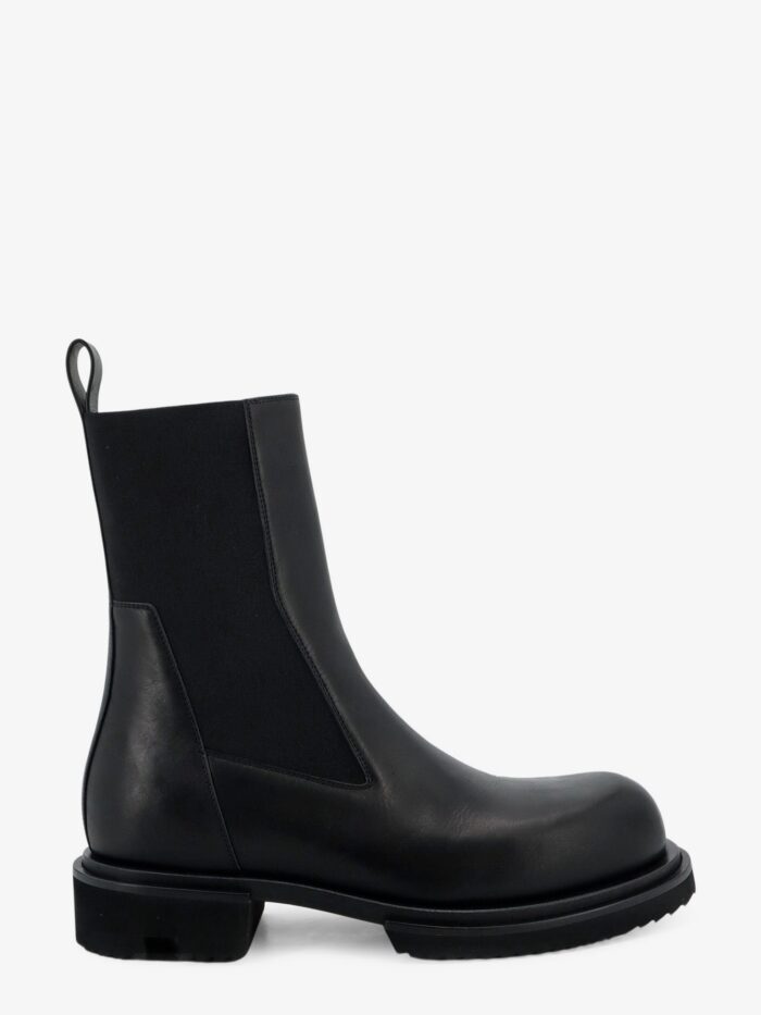 RICK OWENS Gabe Leather Beatle Boots