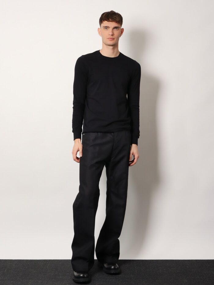 RICK OWENS Geth Certified Cotton Blend Trousers
