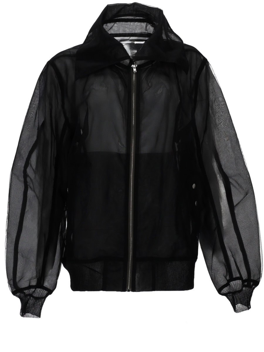 RICK OWENS GIACCA BOMBER "DRACUCOLLAR FLIGHT"