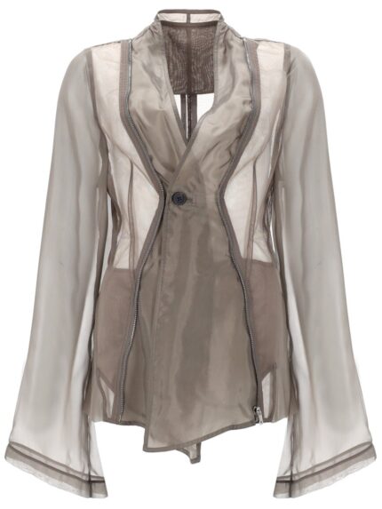 RICK OWENS GIACCA MONOPETTO "STAG"