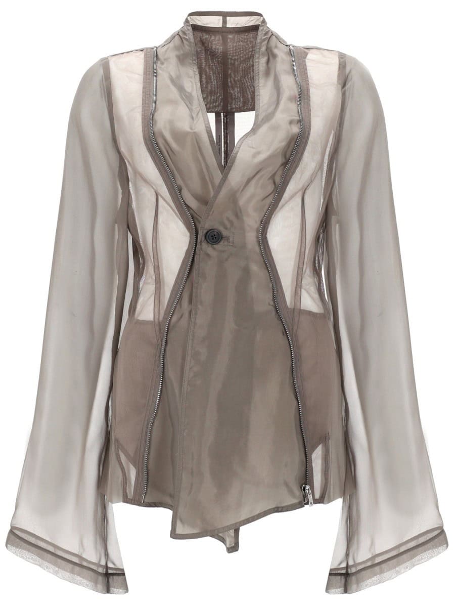 RICK OWENS GIACCA MONOPETTO "STAG"