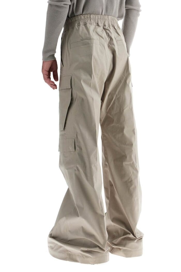 RICK OWENS Heavy Poplin Cargo Pants With Belas