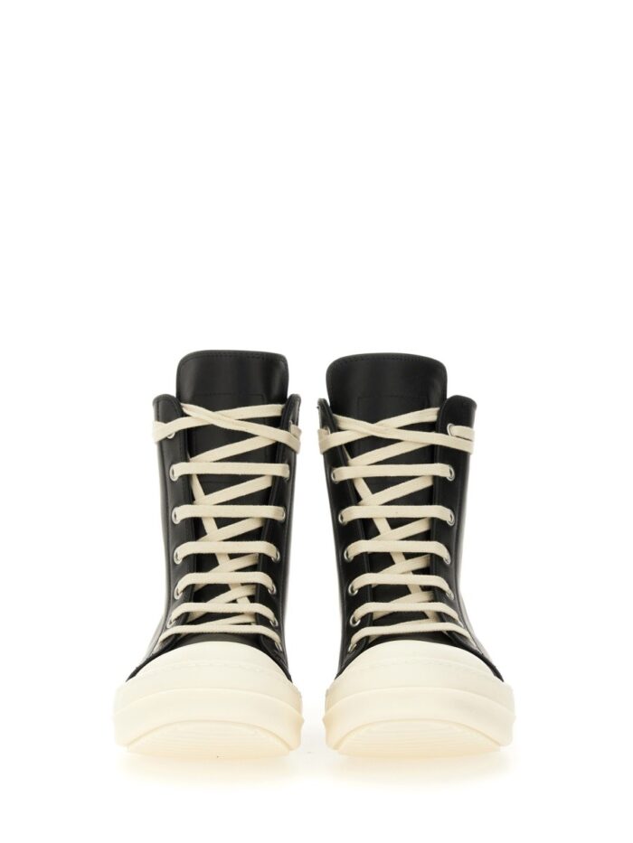 RICK OWENS HIGH SNEAKERS.