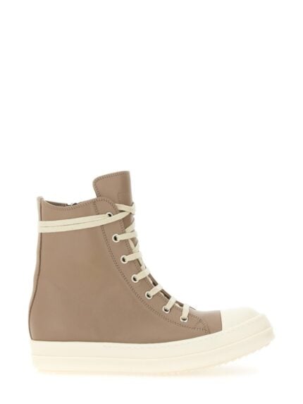 RICK OWENS HIGH SNEAKERS.