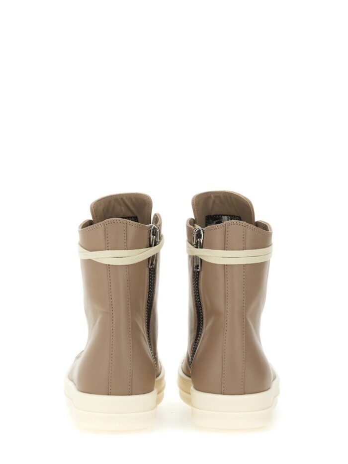 RICK OWENS HIGH SNEAKERS.