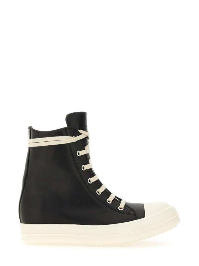 RICK OWENS HIGH SNEAKERS.