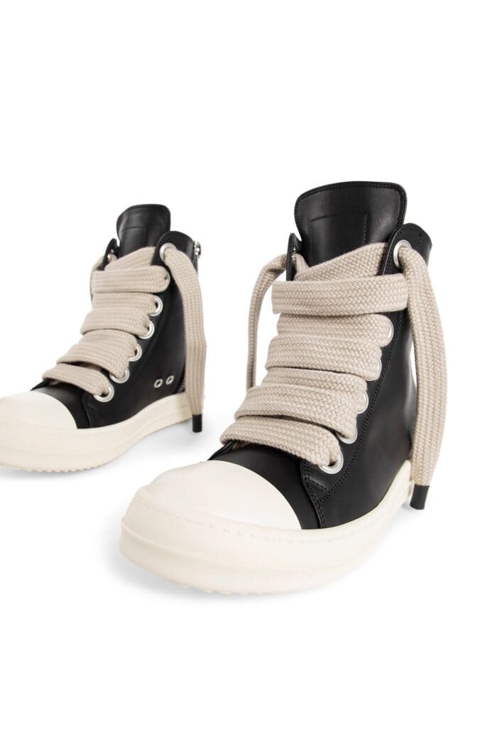 RICK OWENS High-top Sneakers With Jumbo Laces