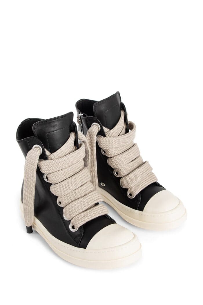 RICK OWENS High-top Sneakers With Jumbo Laces