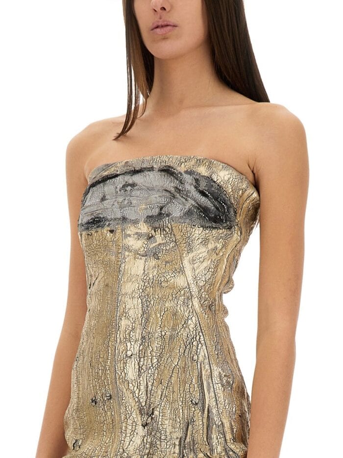 RICK OWENS "HOLLYWOOD BUSTIER" DRESS