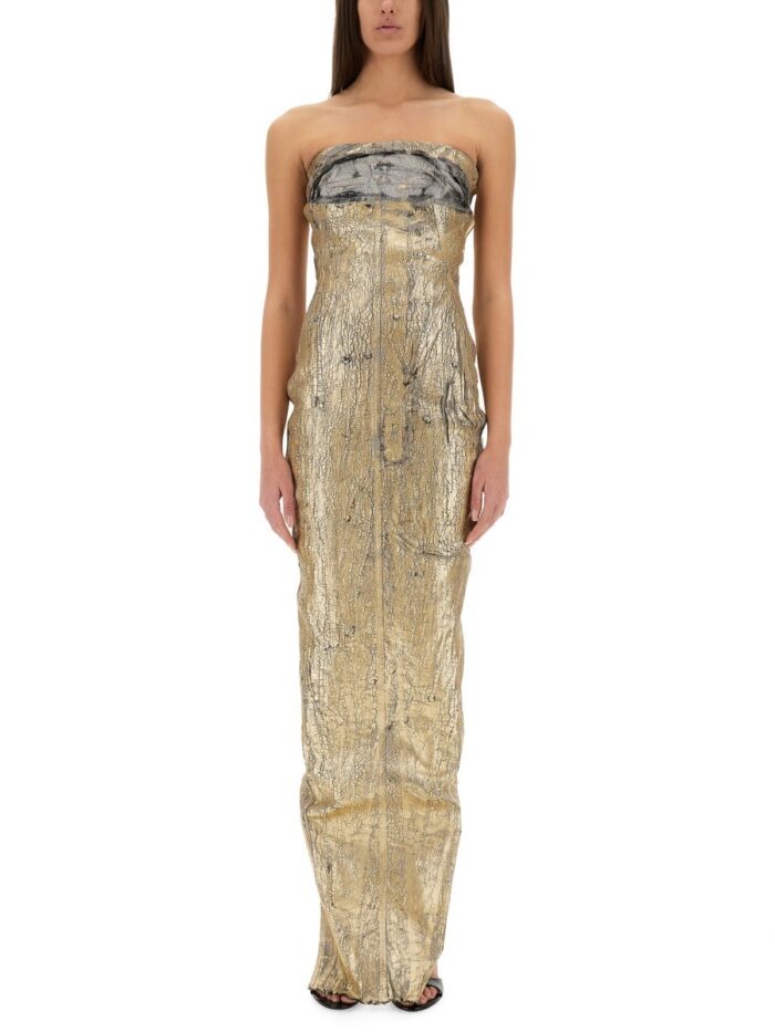 RICK OWENS "HOLLYWOOD BUSTIER" DRESS