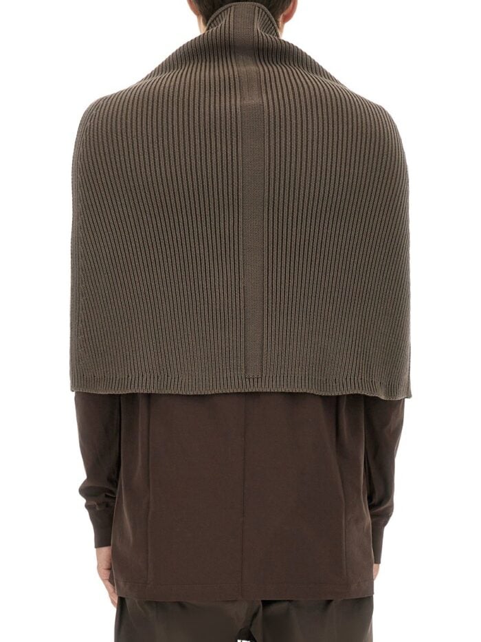 RICK OWENS KNITTED CAPE