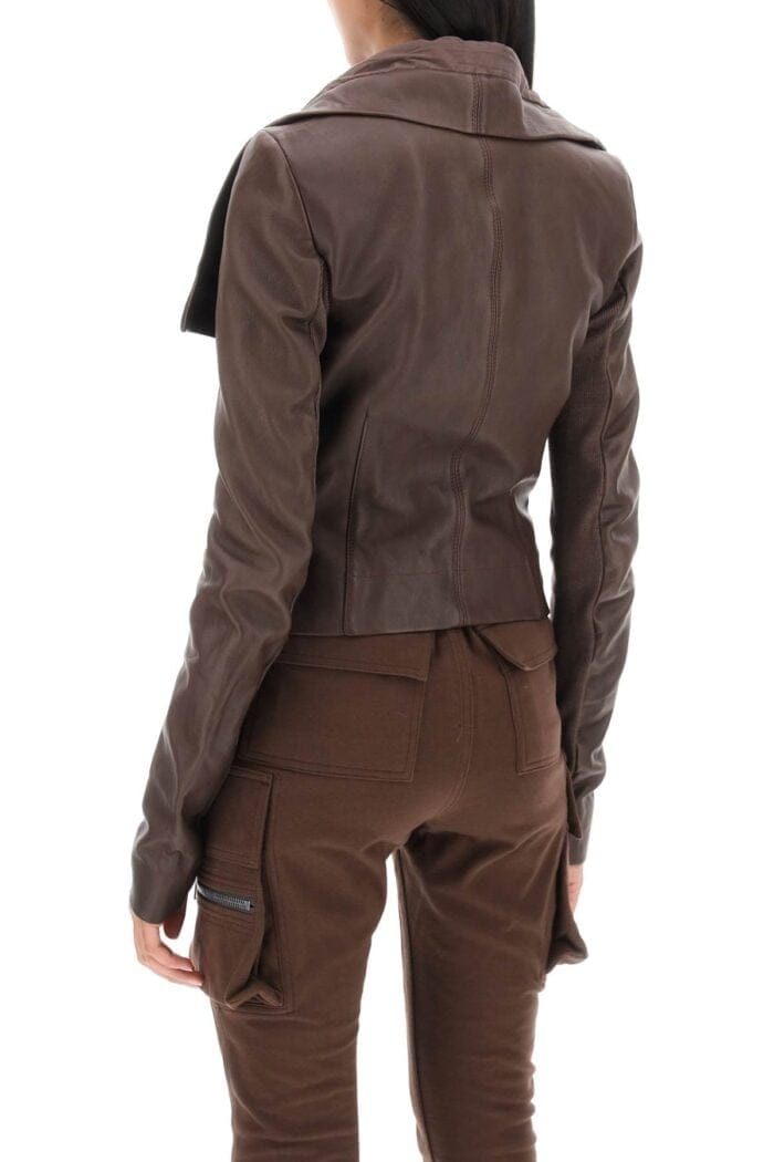 Rick Owens Lamb Leather Biker Jacket