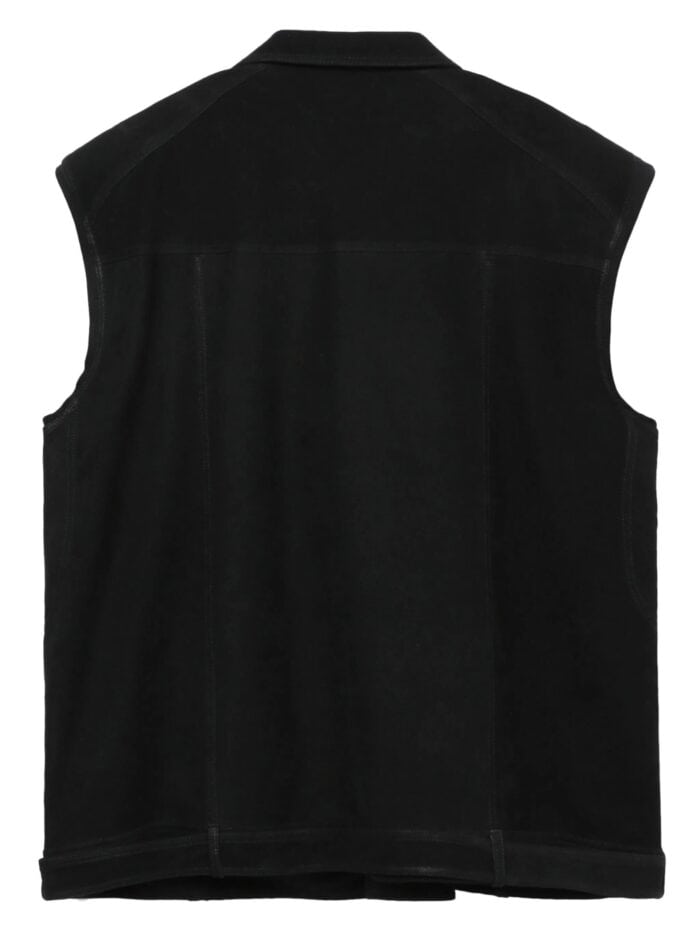 RICK OWENS Leather Biker Vest