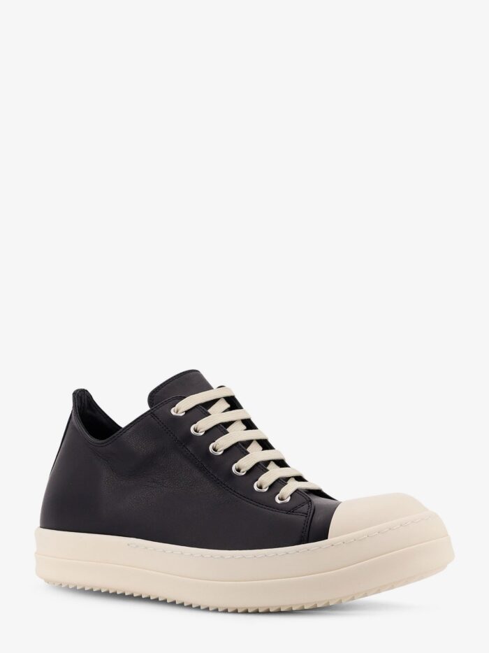 RICK OWENS Leather Low-top Sneakers