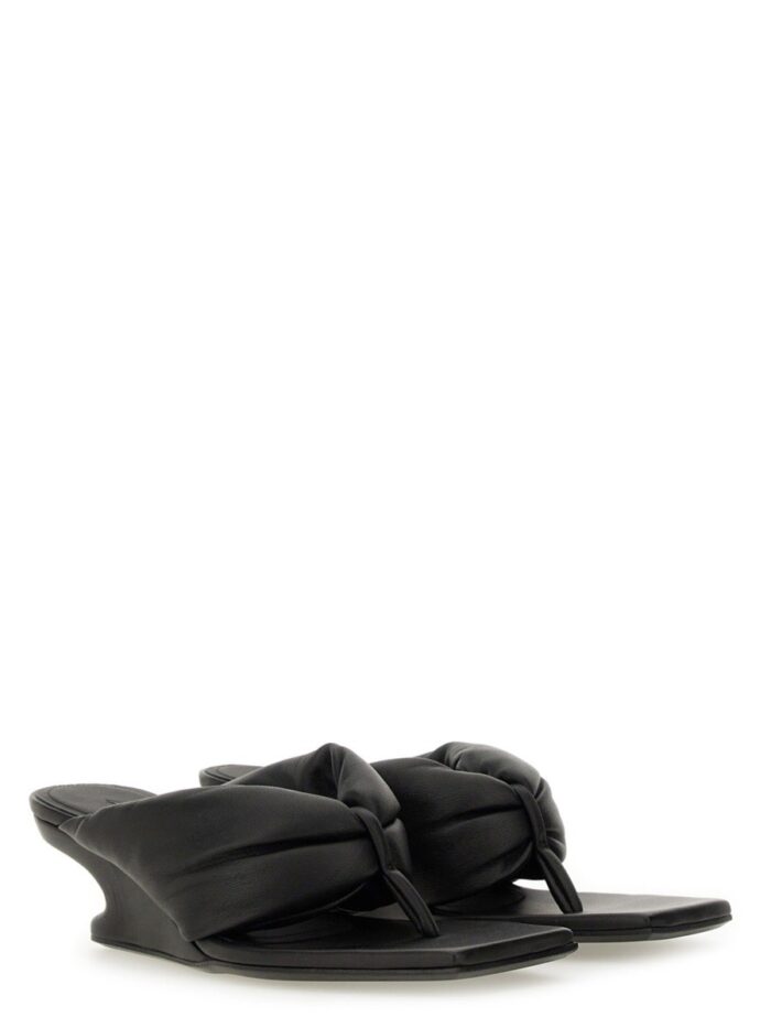 RICK OWENS LEATHER SANDAL