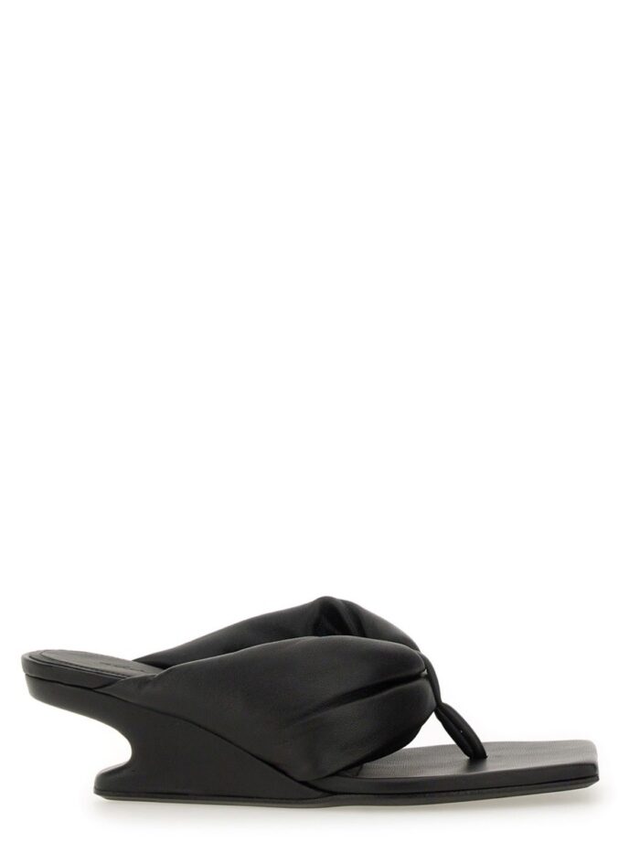 RICK OWENS LEATHER SANDAL