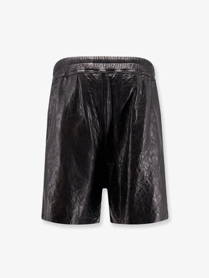 RICK OWENS Leather Shorts