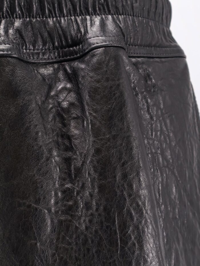 RICK OWENS Leather Shorts