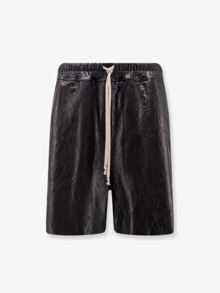 RICK OWENS Leather Shorts