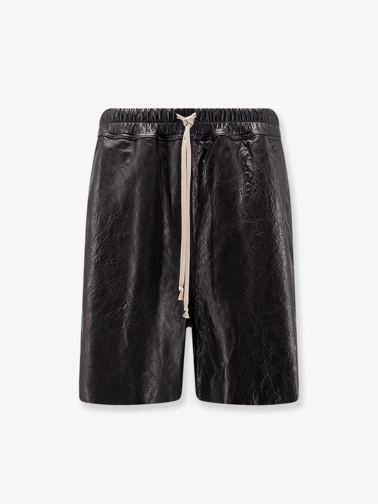 RICK OWENS Leather Shorts