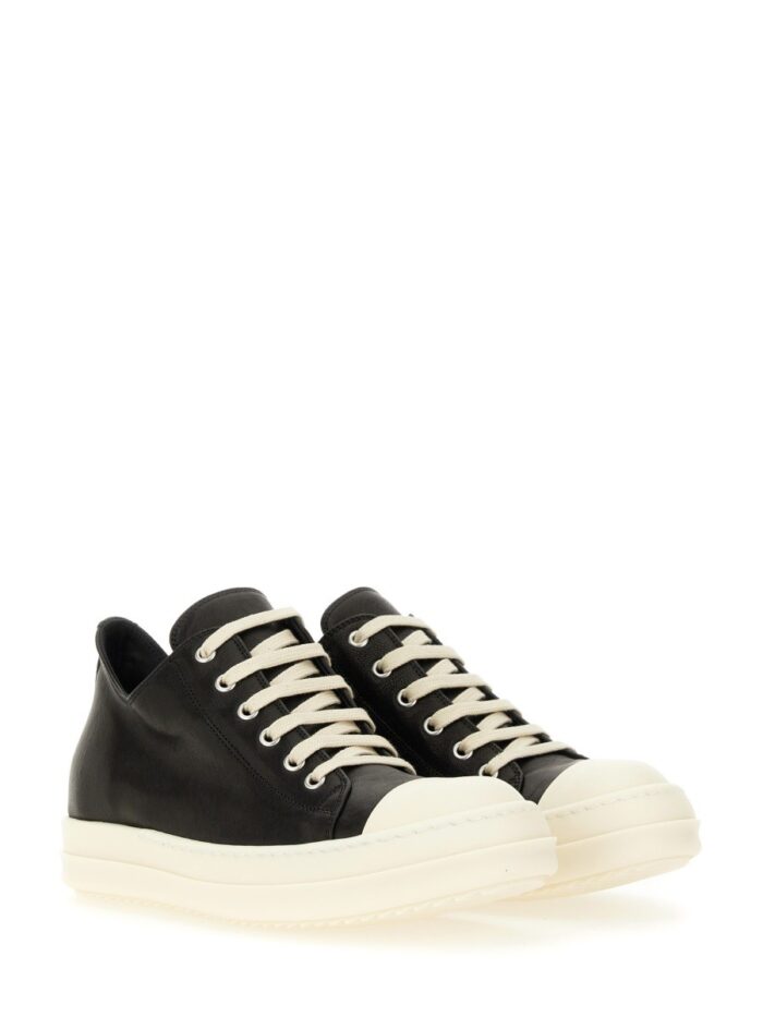 RICK OWENS LEATHER SNEAKER