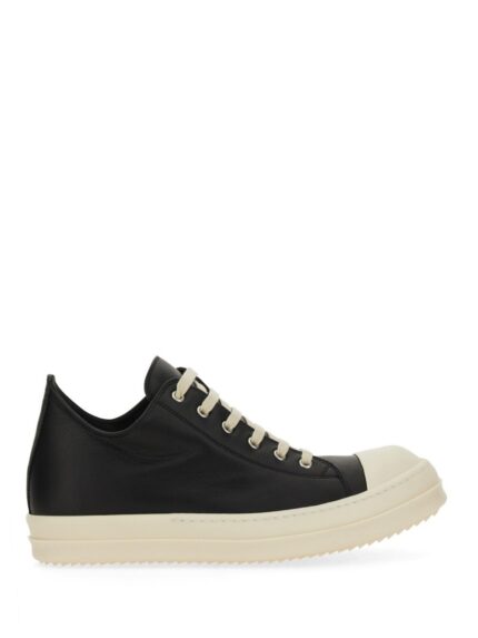 RICK OWENS LEATHER SNEAKER