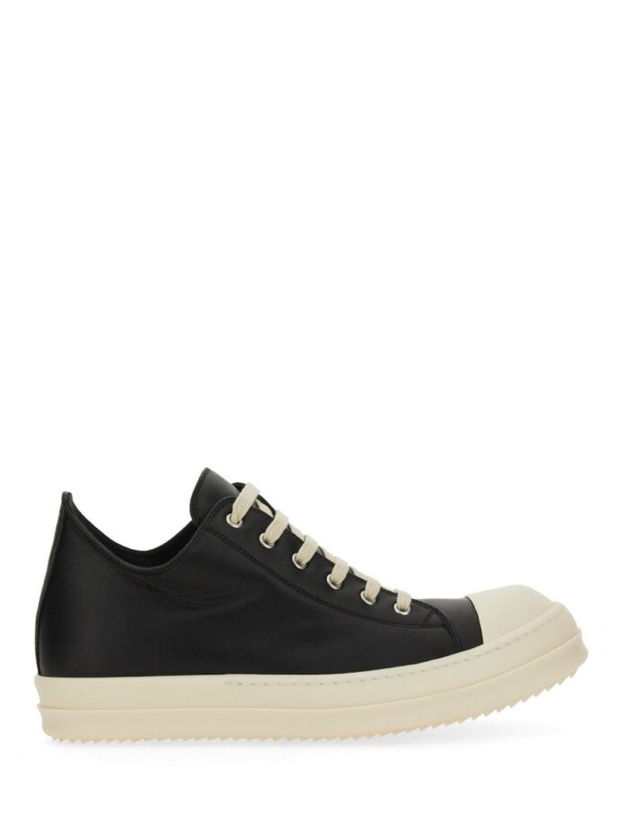 RICK OWENS LEATHER SNEAKER