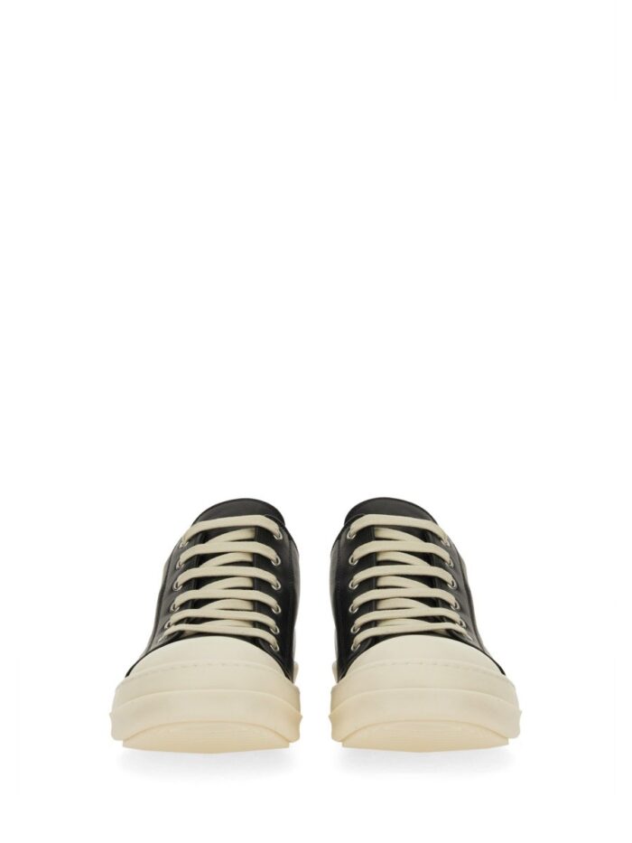 RICK OWENS LEATHER SNEAKER