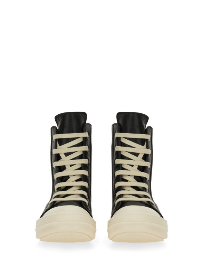 RICK OWENS LEATHER SNEAKER