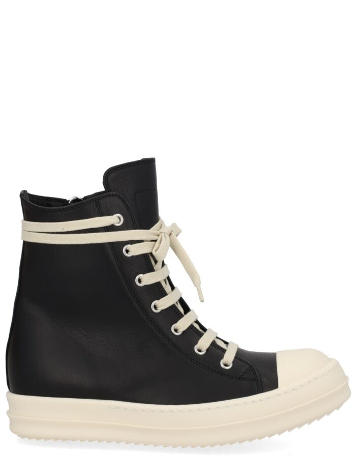 RICK OWENS LEATHER SNEAKER