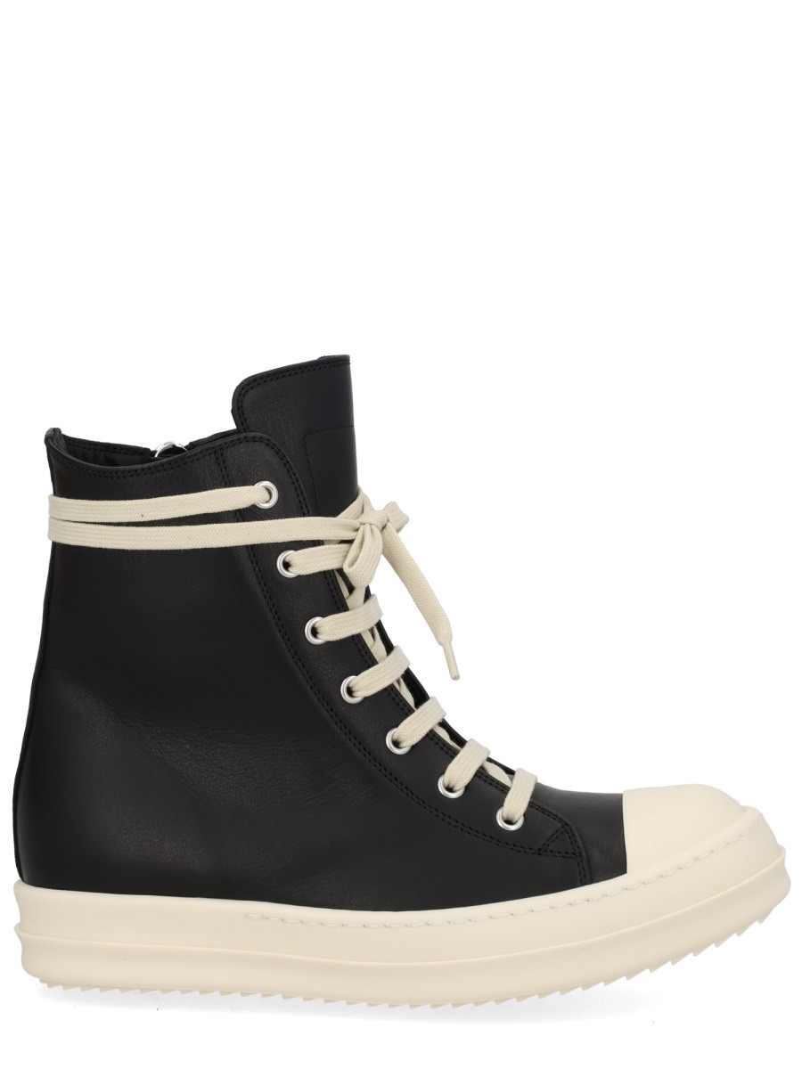 RICK OWENS LEATHER SNEAKER