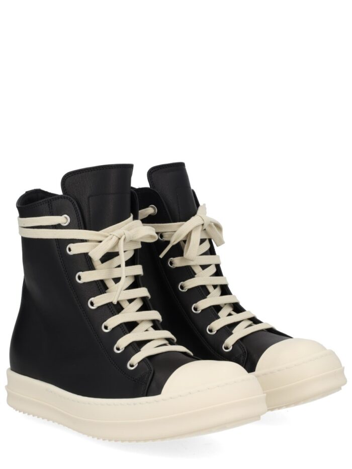 RICK OWENS LEATHER SNEAKER