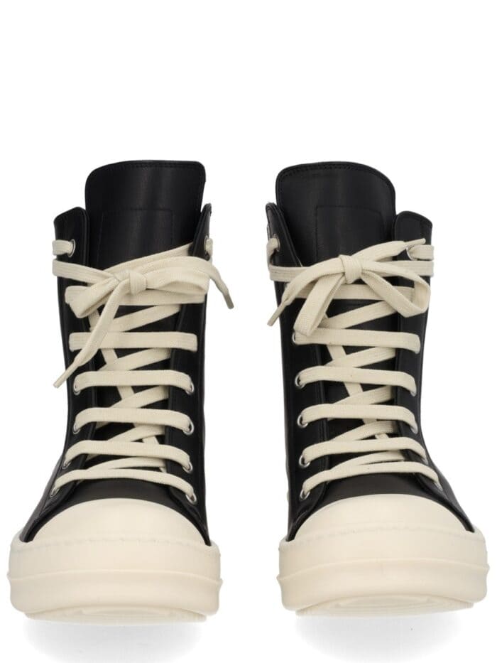 RICK OWENS LEATHER SNEAKER