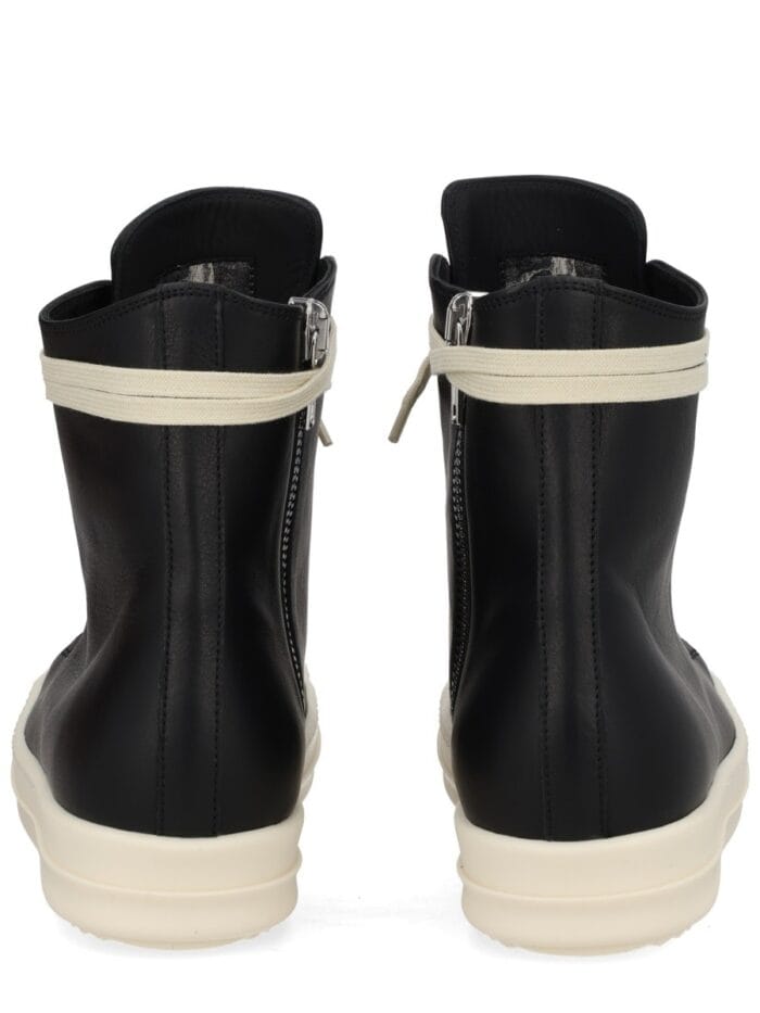 RICK OWENS LEATHER SNEAKER