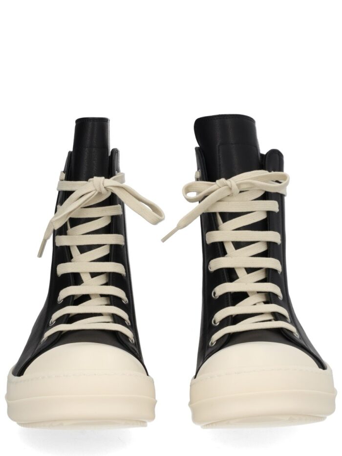 RICK OWENS LEATHER SNEAKER