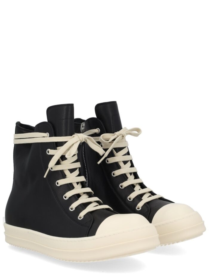 RICK OWENS LEATHER SNEAKER