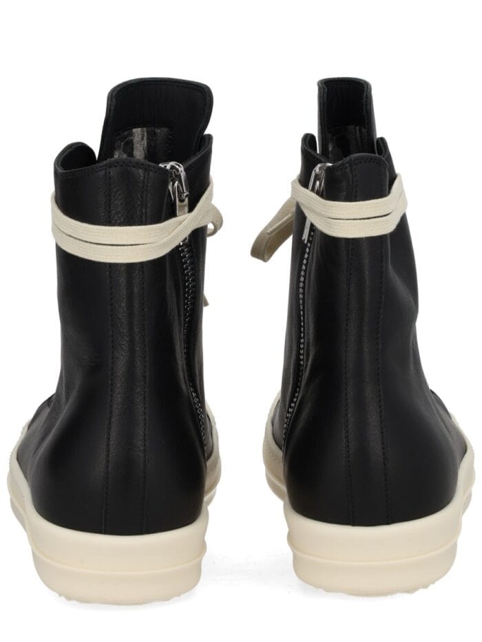 RICK OWENS LEATHER SNEAKER