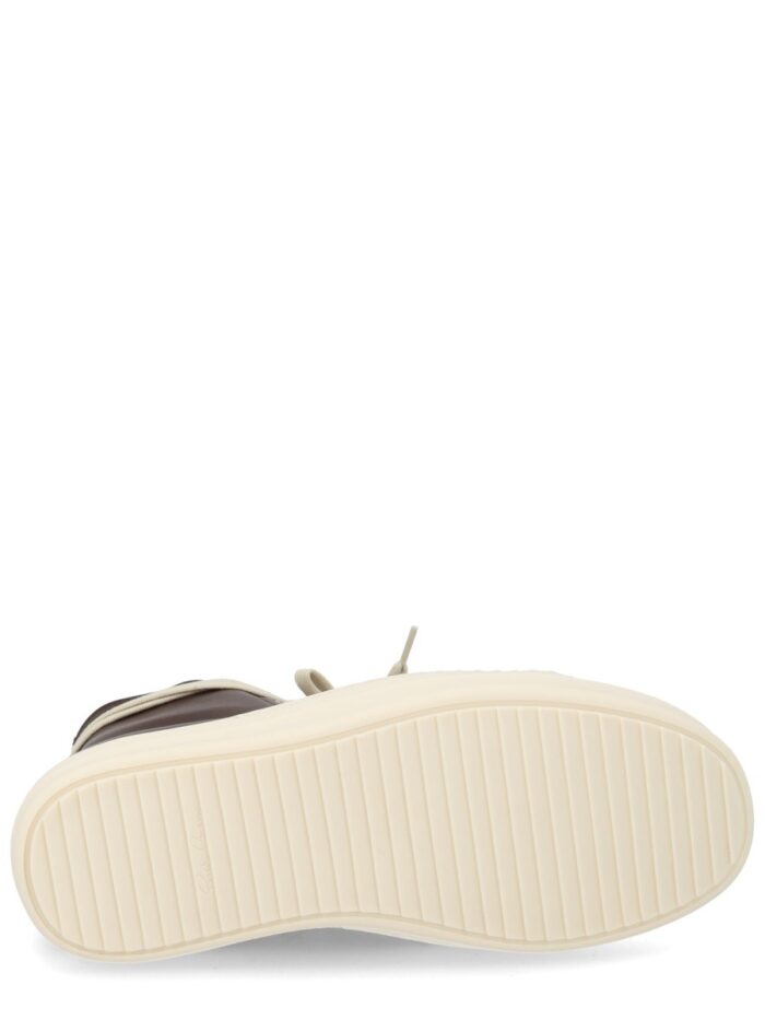 RICK OWENS LEATHER SNEAKER