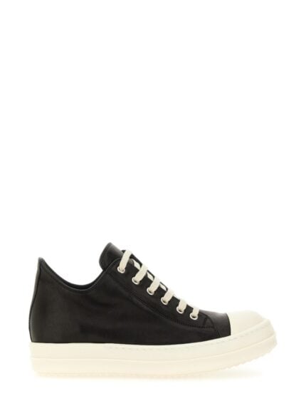 RICK OWENS LEATHER SNEAKER