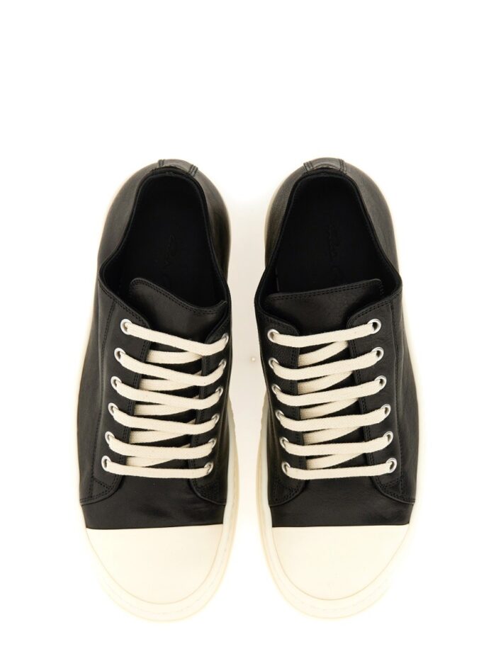 RICK OWENS LEATHER SNEAKER
